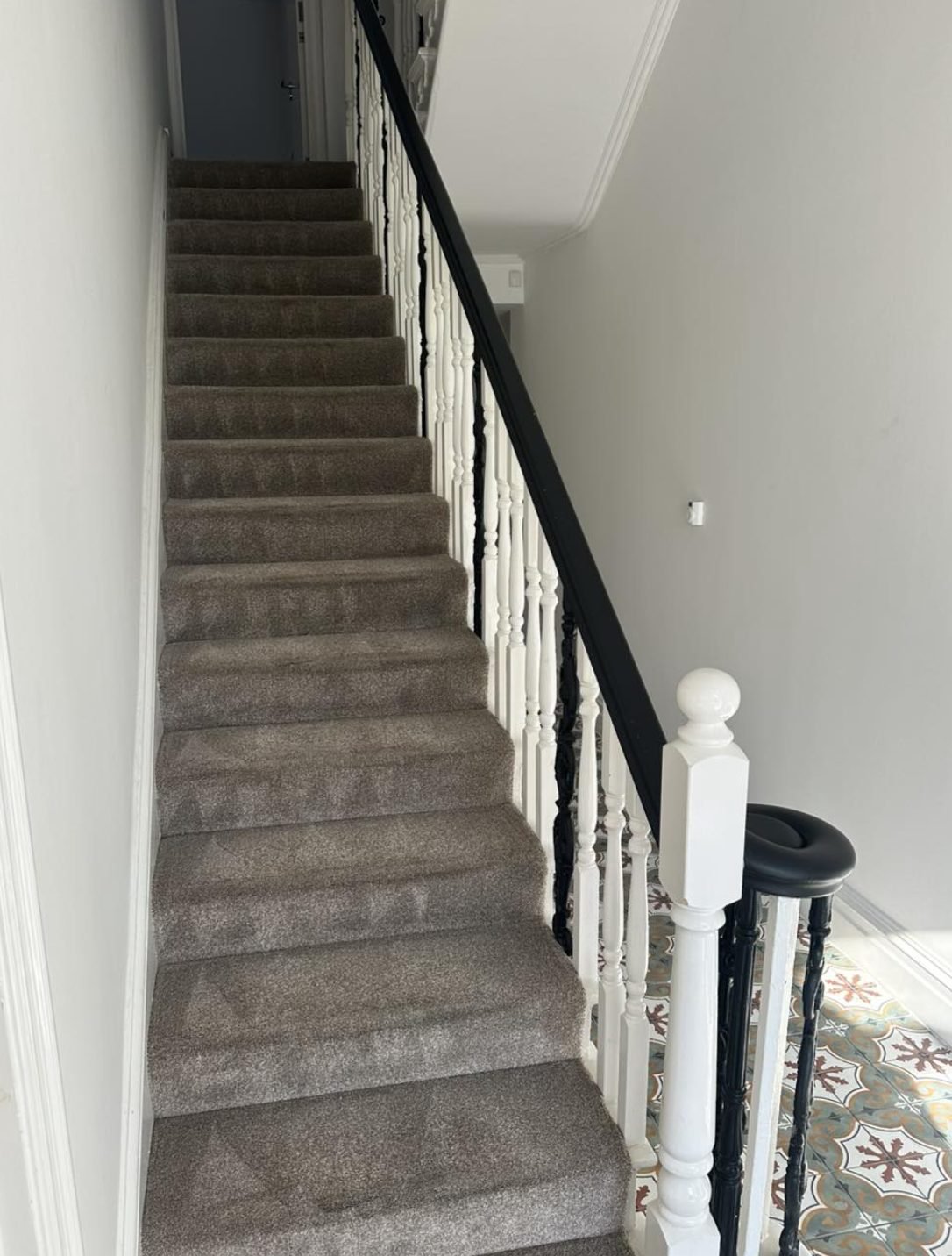 Stair carpet in a period Sheffield property